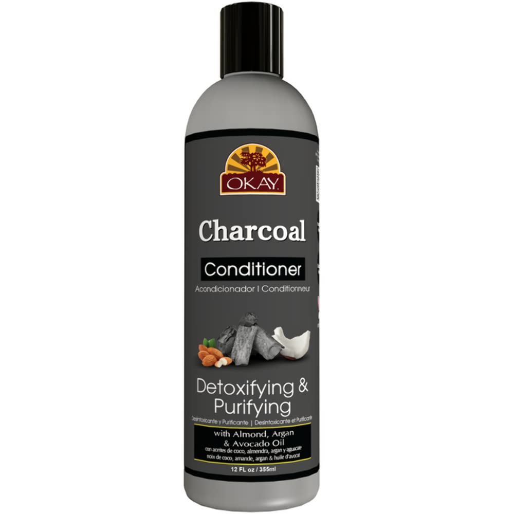 Okay Charcoal Conditioner Detoxifying & Purifying 12oz